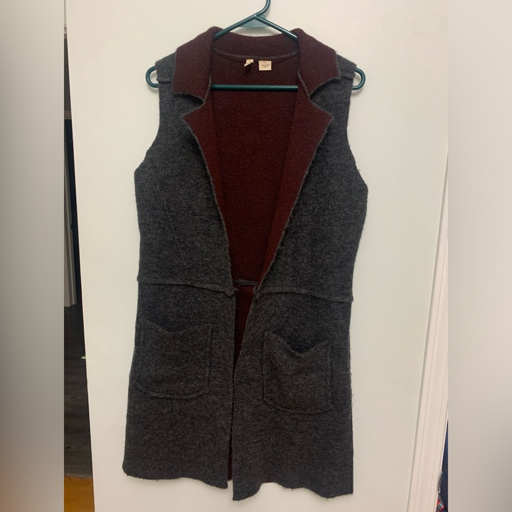 Anthropologie Moth Vest Sweater